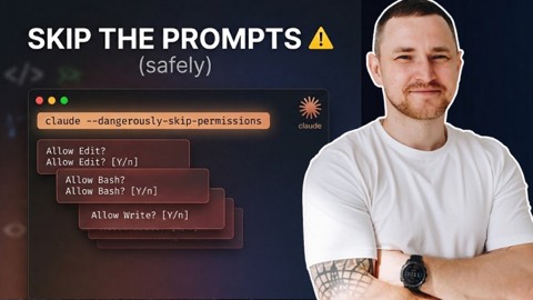Video: skipping Claude Code permission prompts safely